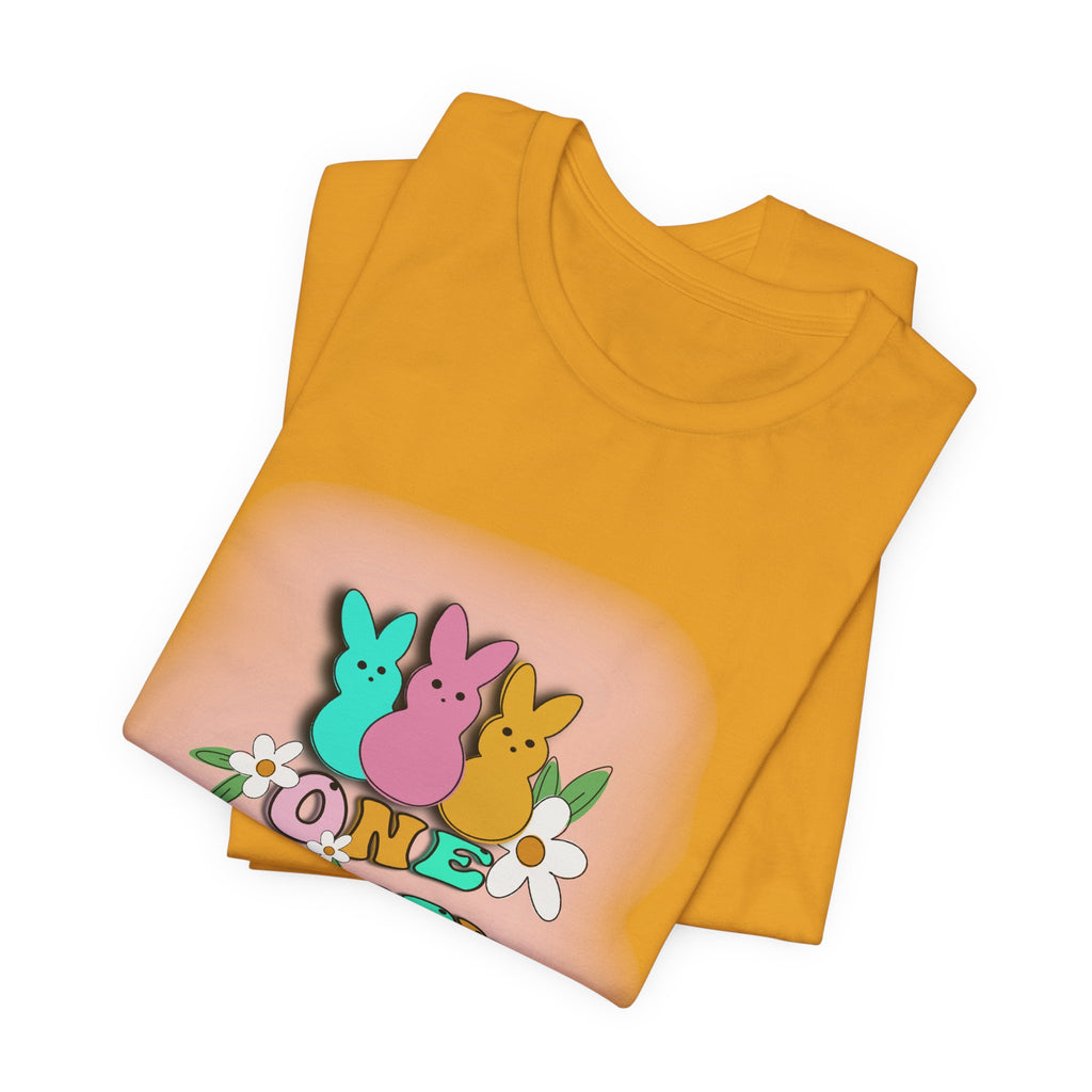 T-Shirt — "One Hoppy PCA" Pastel Easter Bunny Graphic Tee