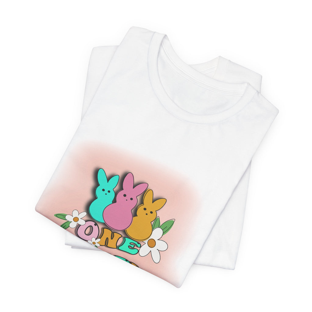 T-Shirt — "One Hoppy PCA" Pastel Easter Bunny Graphic Tee