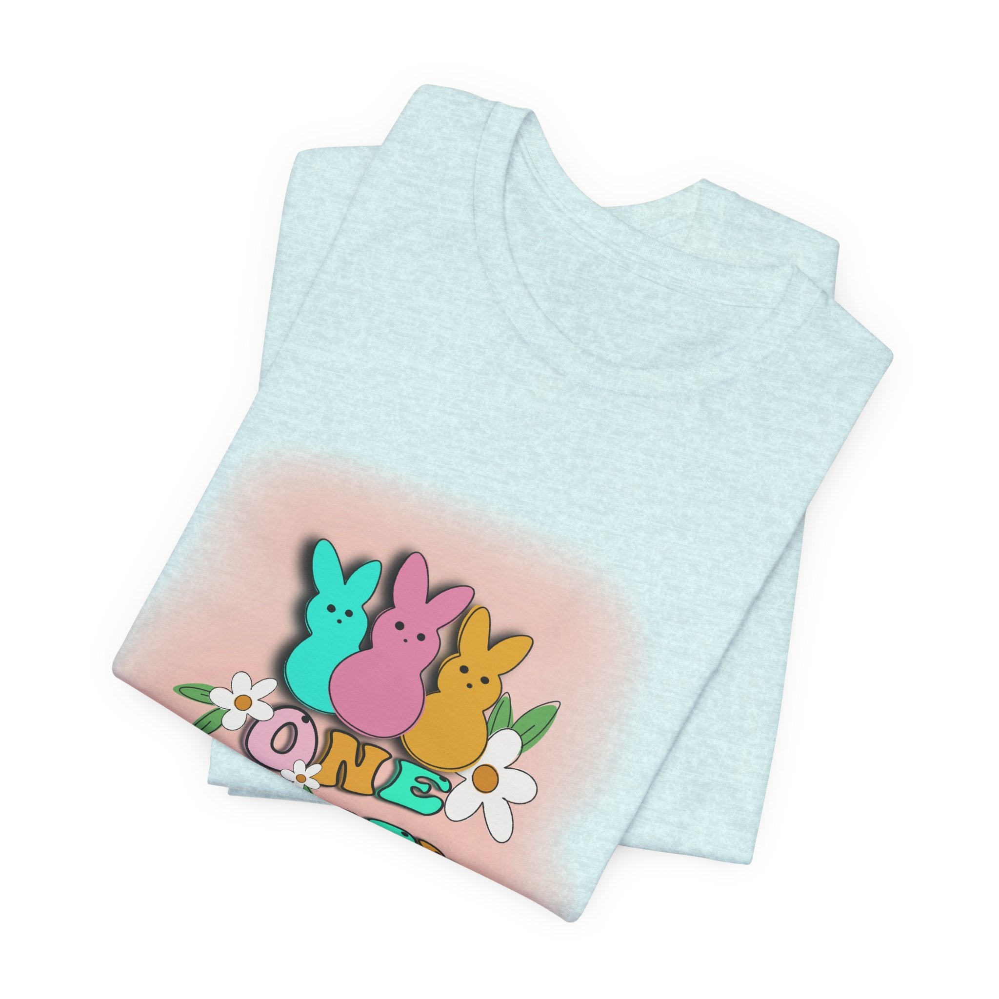 T-Shirt — "One Hoppy PCA" Pastel Easter Bunny Graphic Tee
