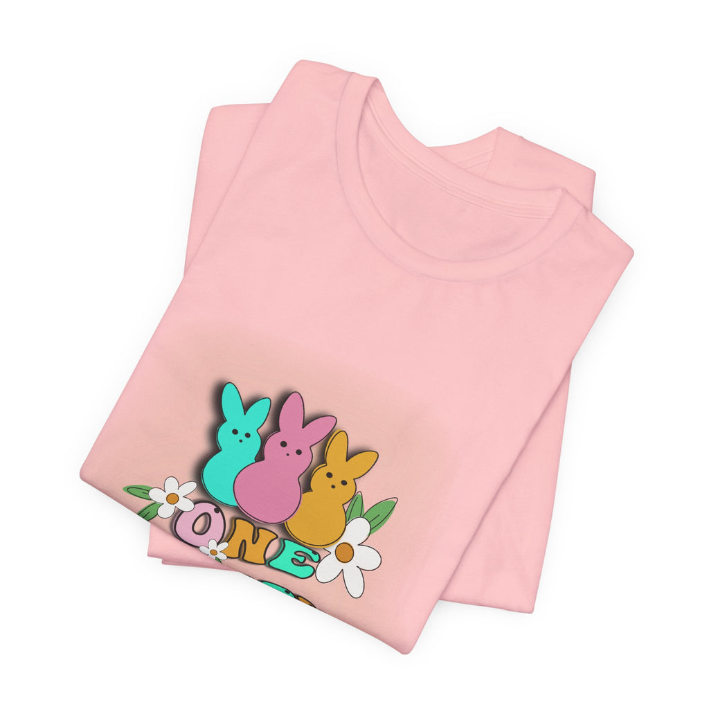 T-Shirt — "One Hoppy PCA" Pastel Easter Bunny Graphic Tee