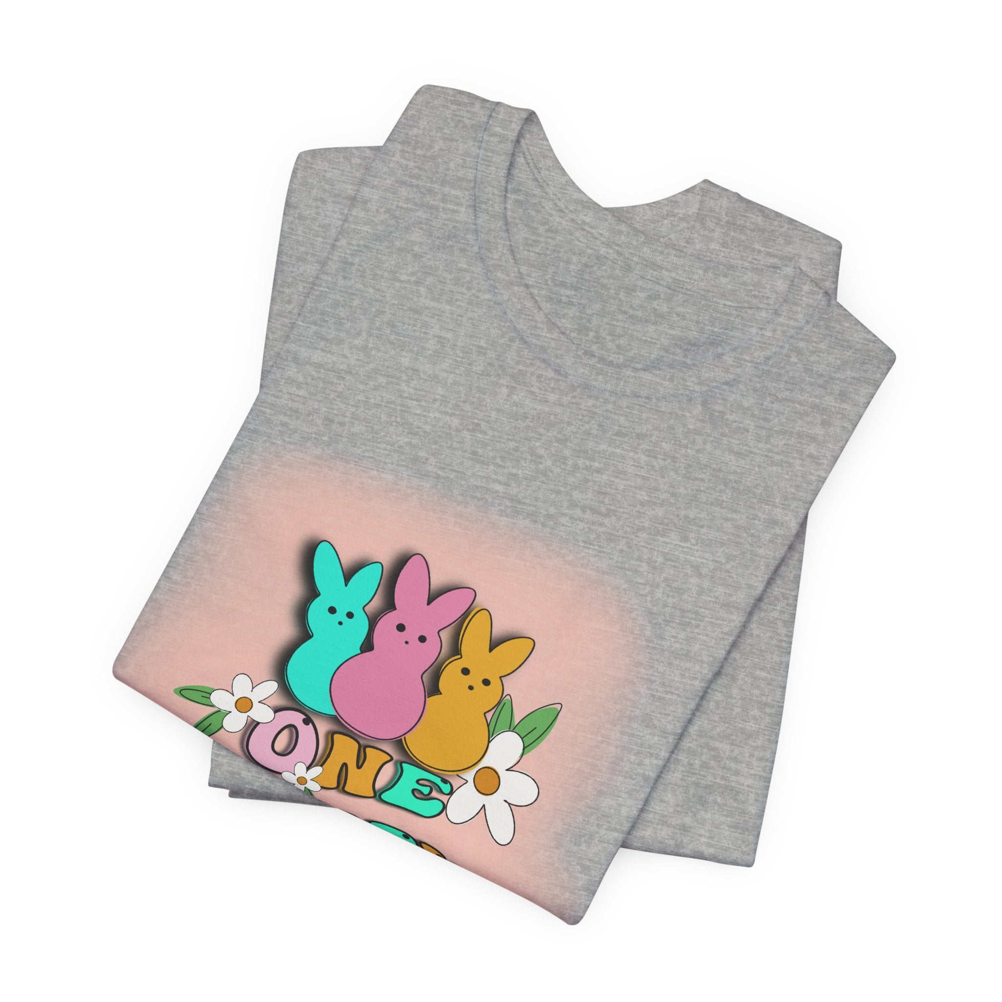T-Shirt — "One Hoppy PCA" Pastel Easter Bunny Graphic Tee