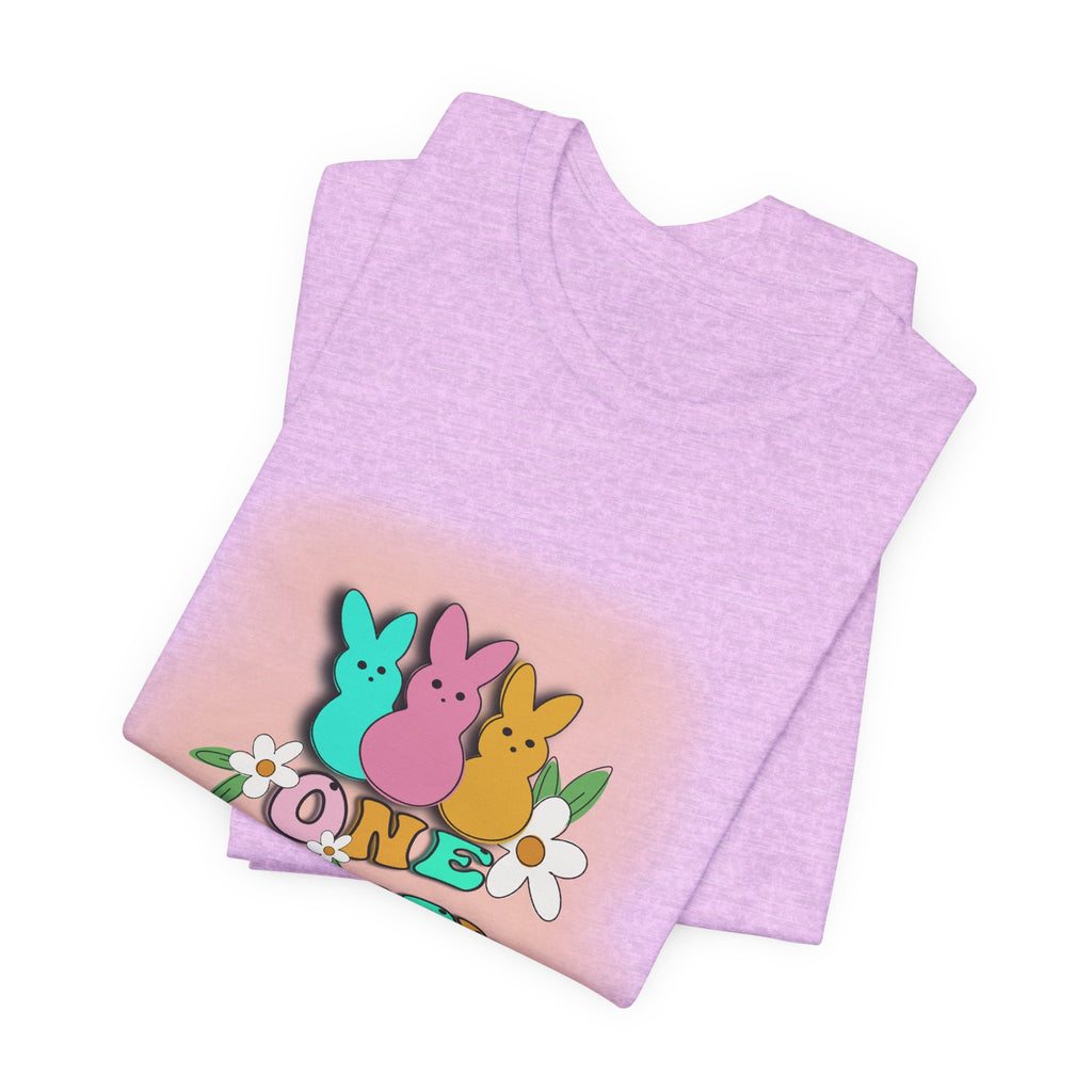 T-Shirt — "One Hoppy PCA" Pastel Easter Bunny Graphic Tee