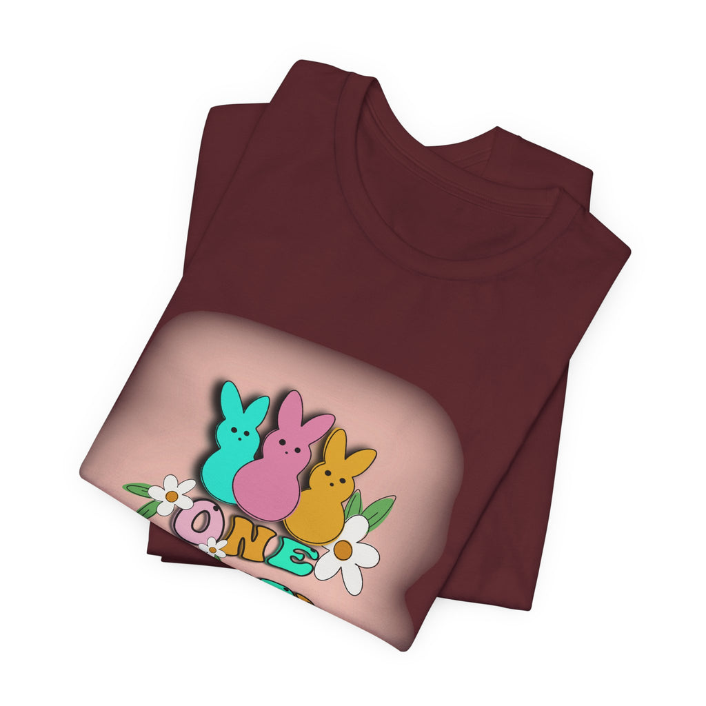 T-Shirt — "One Hoppy PCA" Pastel Easter Bunny Graphic Tee
