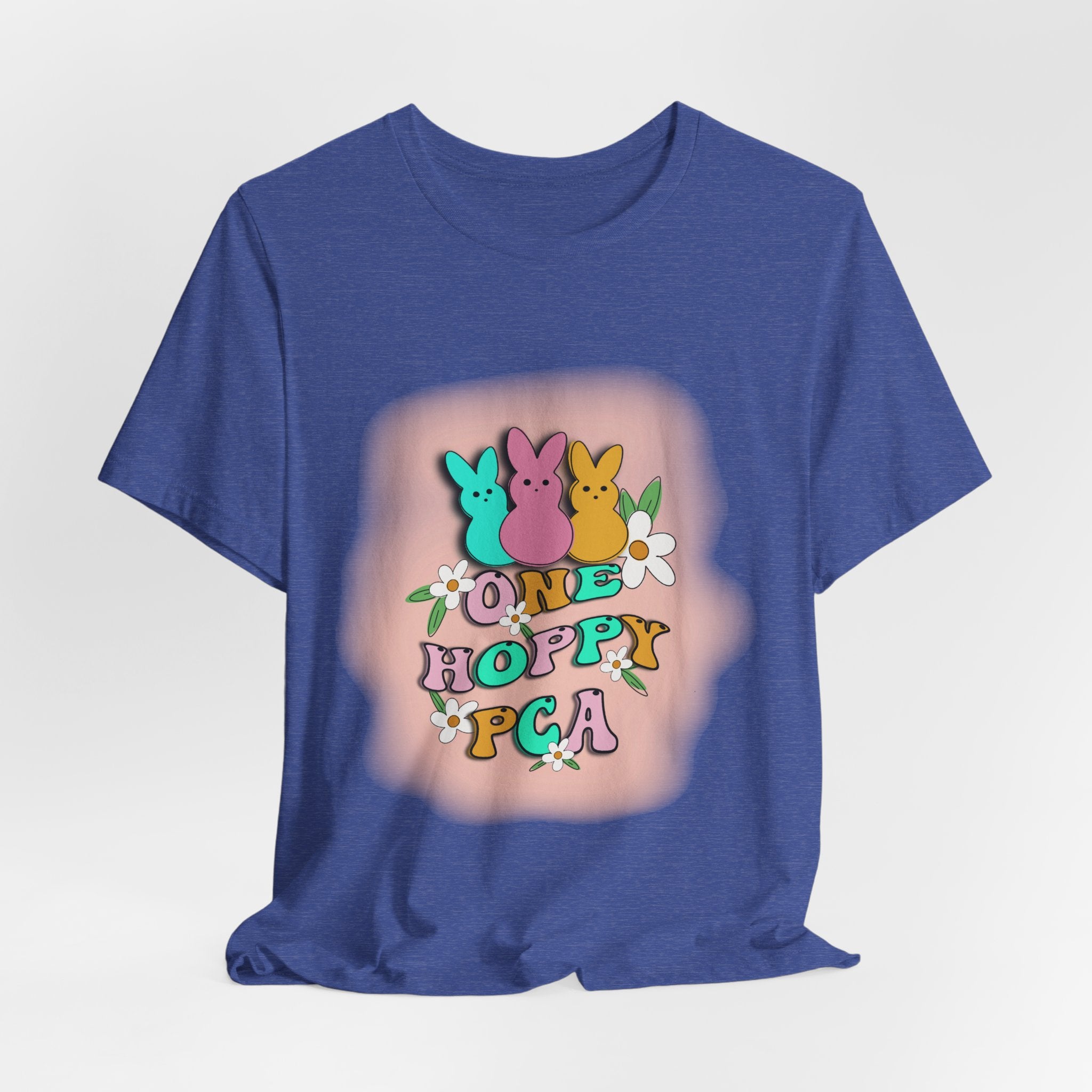T-Shirt — "One Hoppy PCA" Pastel Easter Bunny Graphic Tee