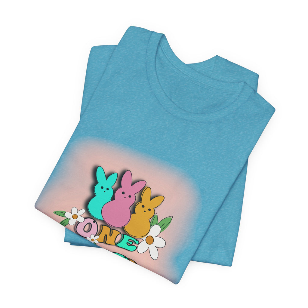 T-Shirt — "One Hoppy PCA" Pastel Easter Bunny Graphic Tee