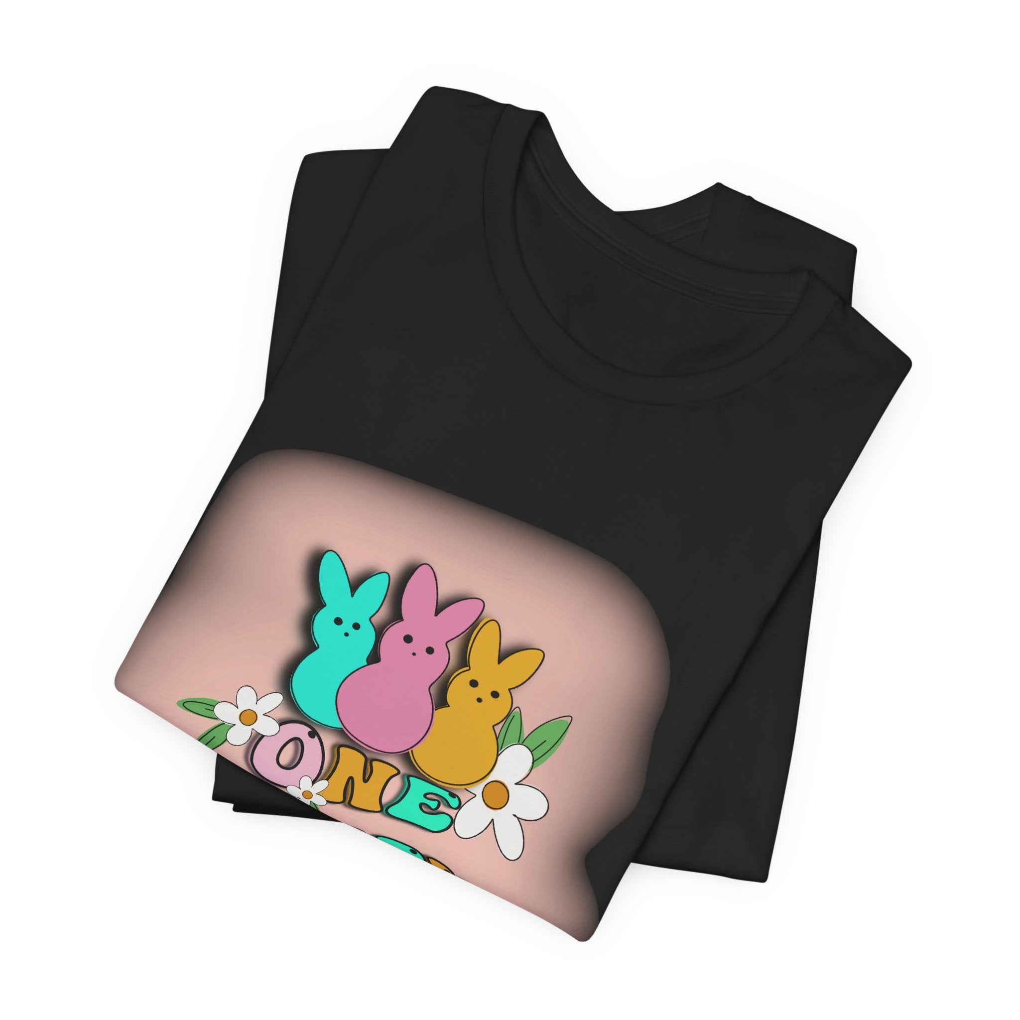 T-Shirt — "One Hoppy PCA" Pastel Easter Bunny Graphic Tee