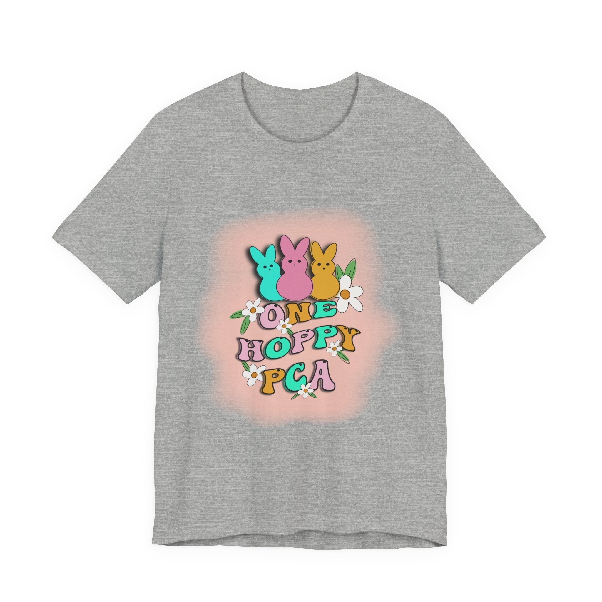 T-Shirt — "One Hoppy PCA" Pastel Easter Bunny Graphic Tee
