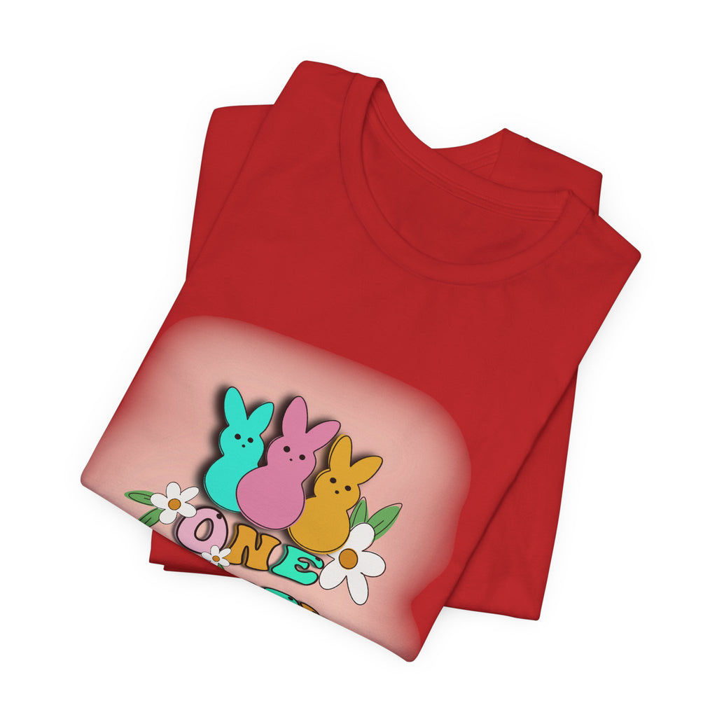 T-Shirt — "One Hoppy PCA" Pastel Easter Bunny Graphic Tee
