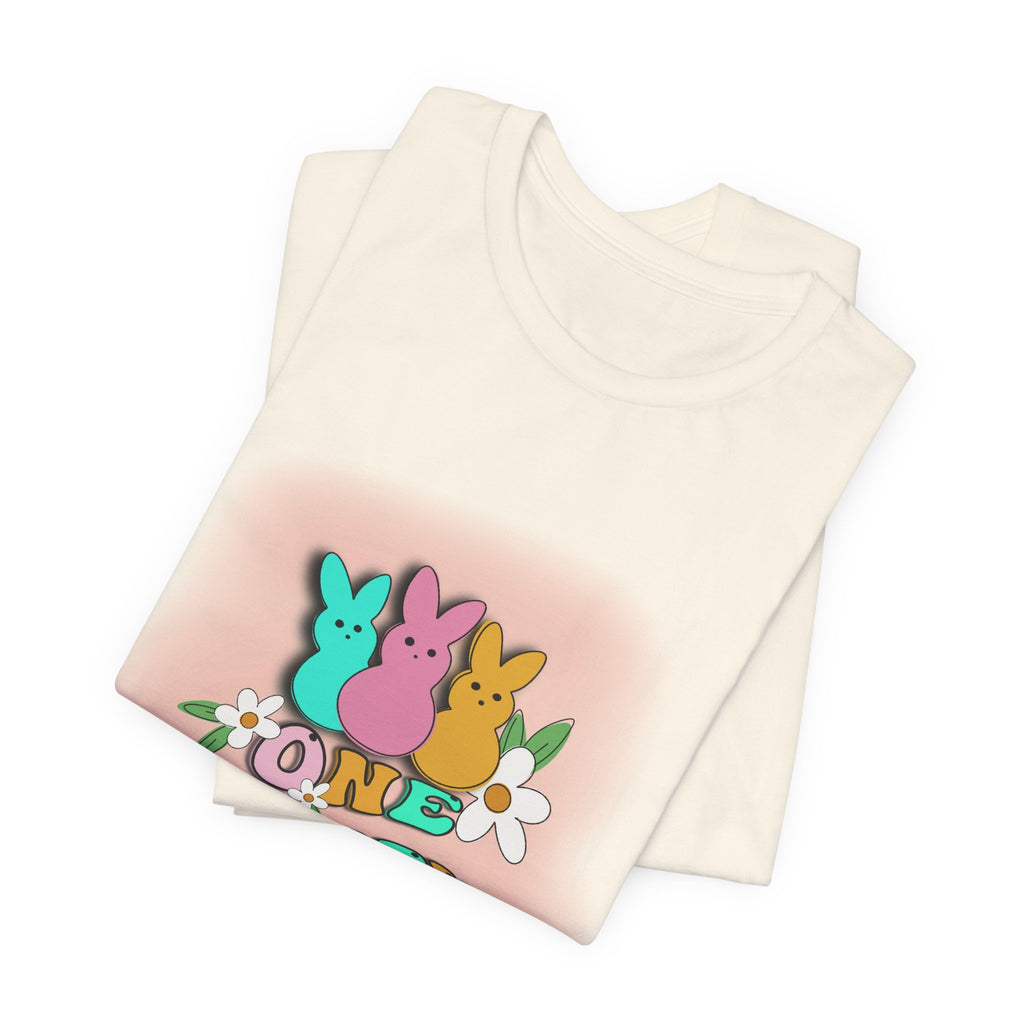 T-Shirt — "One Hoppy PCA" Pastel Easter Bunny Graphic Tee