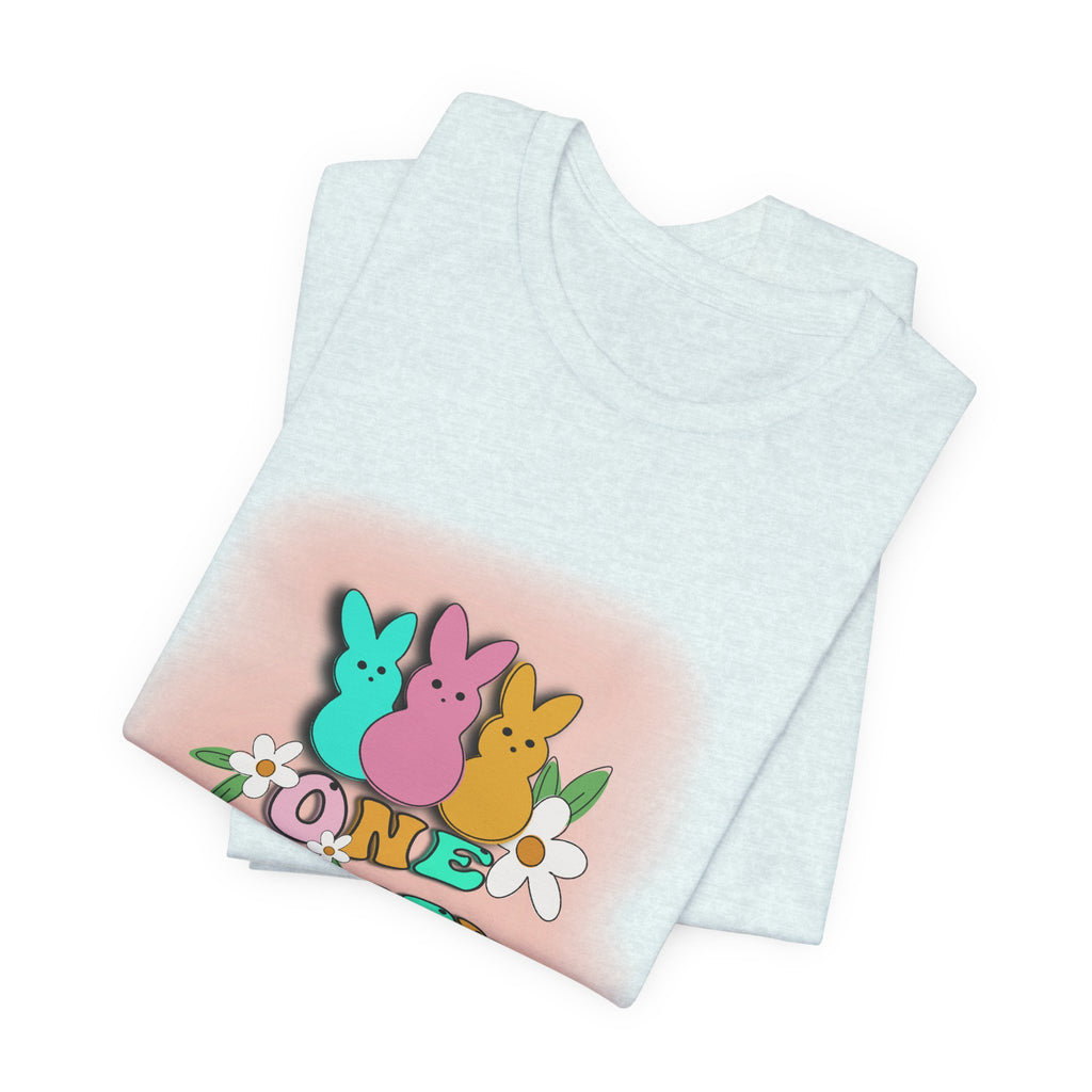 T-Shirt — "One Hoppy PCA" Pastel Easter Bunny Graphic Tee