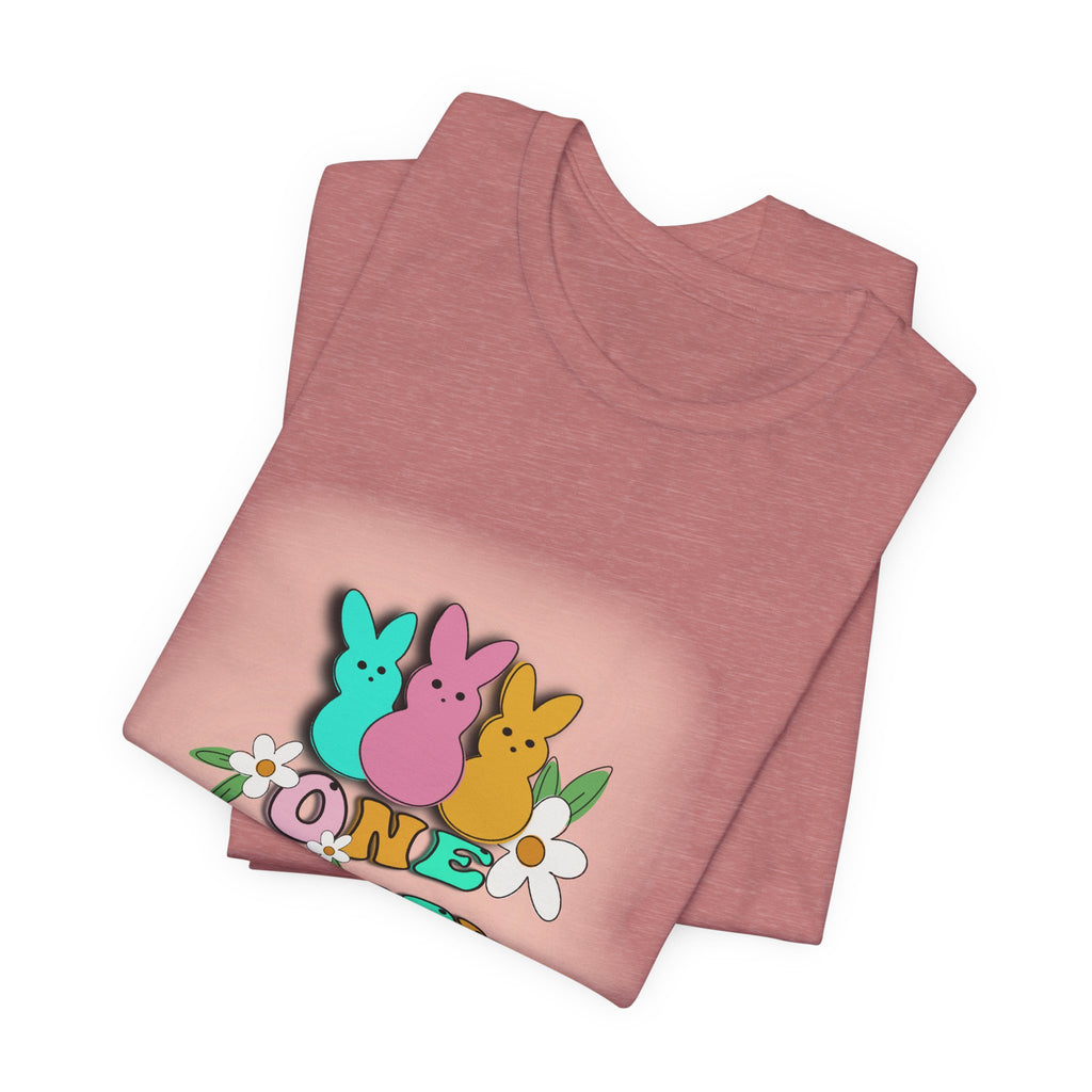 T-Shirt — "One Hoppy PCA" Pastel Easter Bunny Graphic Tee