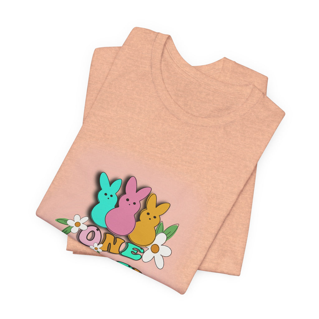 T-Shirt — "One Hoppy PCA" Pastel Easter Bunny Graphic Tee